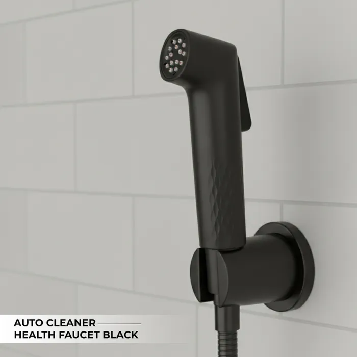 Auto Cleaner Health Faucet – Matte Black Finish | ABS Material | Gravity Bath