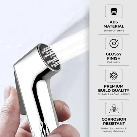 Auto Cleaner Health Faucet – Brushed Gold Finish | ABS Material | Gravity Bath