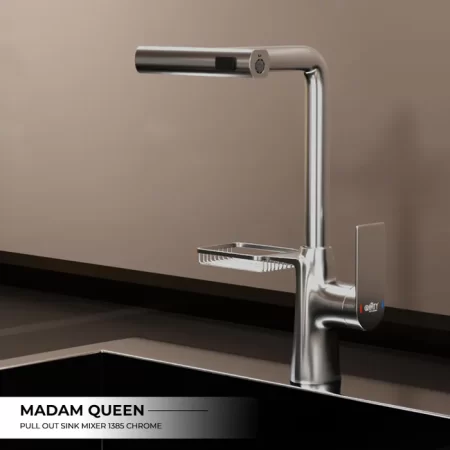 Pull Out Sink Mixer 1385 Kitchen Faucet- Chrome