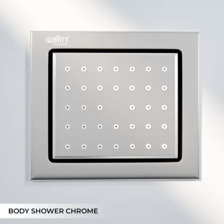 Brass Body Jet Shower 4 Inch Chrome – Gravity Bath
