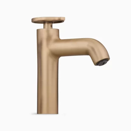 Single Lever Basin Brass Sink Mixer Hot And Cold Faucet/Tap - Senorita Bronze