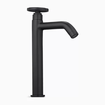 Pillar Cock 9"Brass Faucet/Basin Tap For Bathroom - Senorita Black
