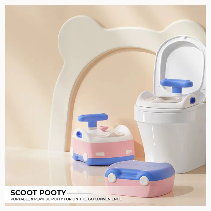 Scoot Potty Portable Training Potty Seat (Pink) - Image 3