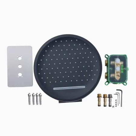 SS Overhead Shower 2 Function White