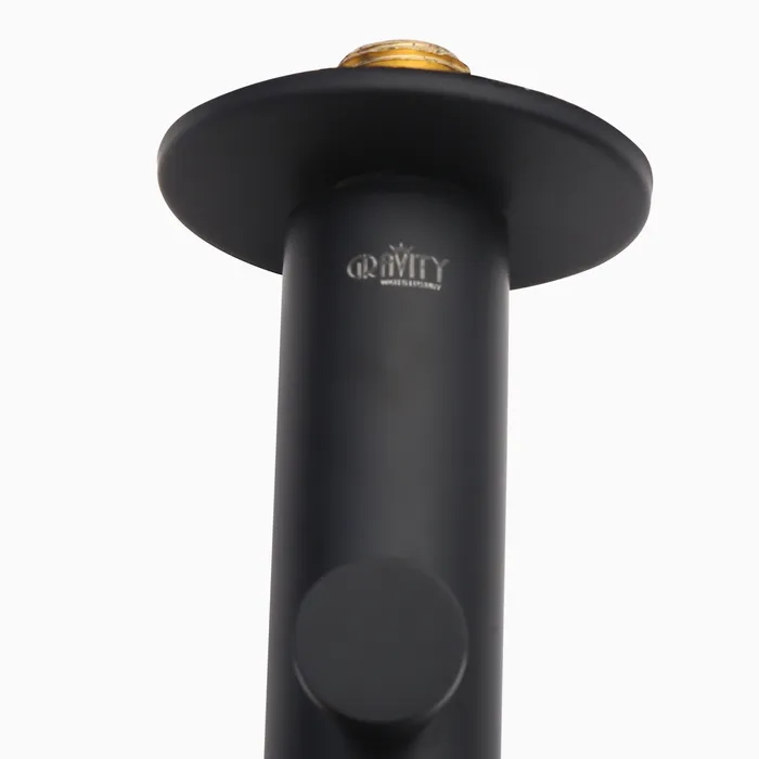 Wall Spout Tip Ton Brass Faucet/Basin Tap For Bathroom - Senorita Black - Image 2