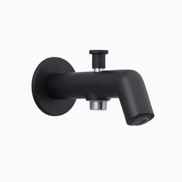 Wall Spout Tip Ton Brass Faucet/Basin Tap For Bathroom - Senorita Black - Image 4