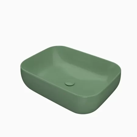 Armani Table Top Basin in Parrot Green