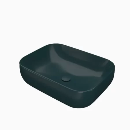 Armani Table Top Basin in Peacock Green