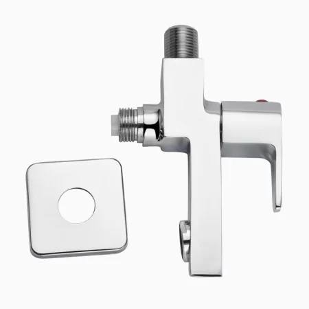 Tydo Hybrid 2-In-1 Bib Cock Bathroom Fitting - Brass, Chrome