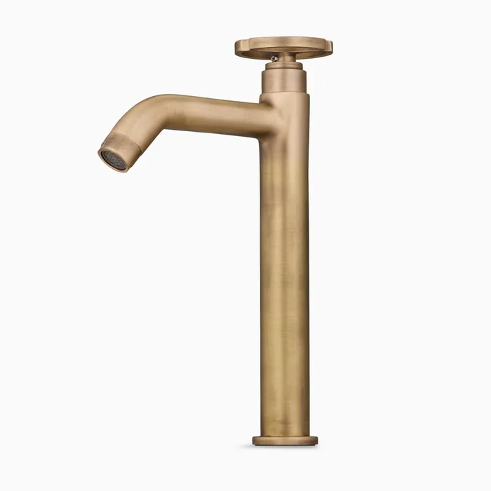 Brass Pillar Cock 15" Faucet/Basin Tap For Bathroom - Senorita Bronze - Image 2