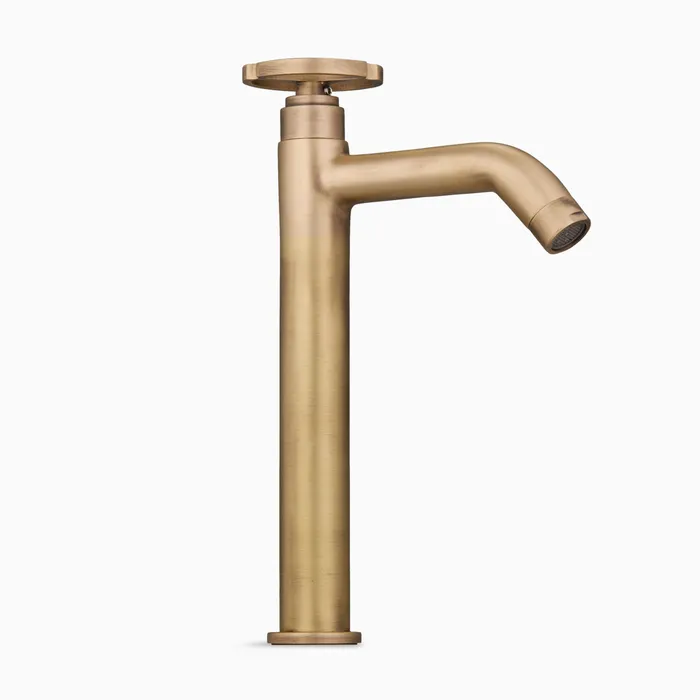 Brass Pillar Cock 15" Faucet/Basin Tap For Bathroom - Senorita Bronze - Image 4